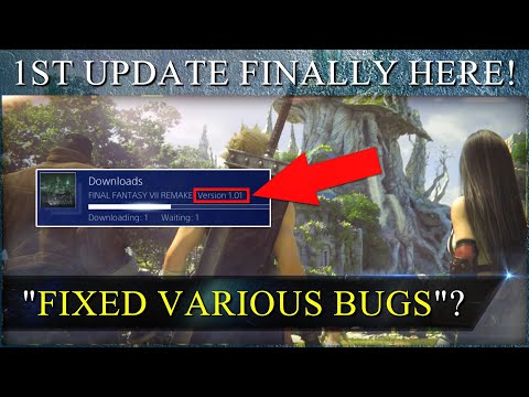 Vídeo: Patch Do Final Fantasy 7 Corrige Bug De Música De Longa Duração