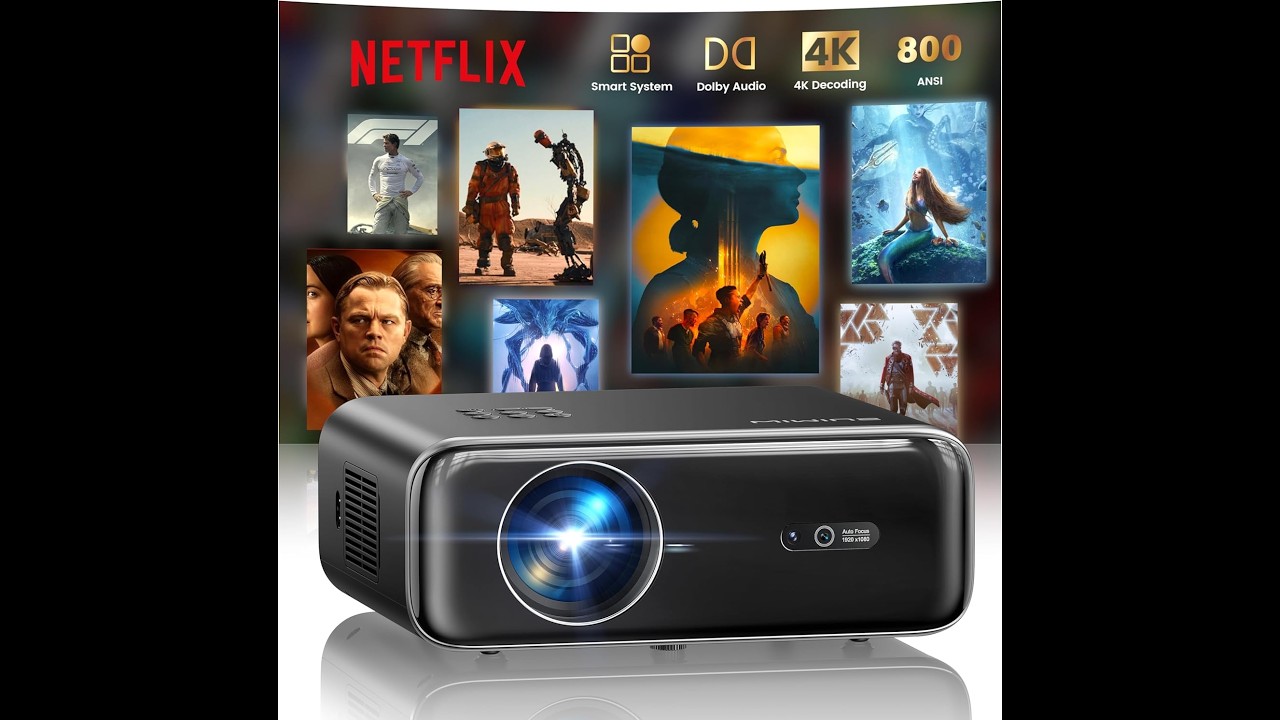 Review: WiMiUS P62 Pro Smart Projector – 4K, Dolby Audio & Auto
