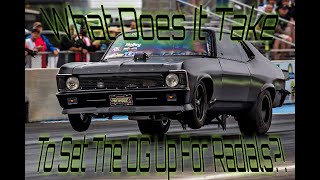 What needs to be done to set the OG Murder Nova up to race on drag radials?