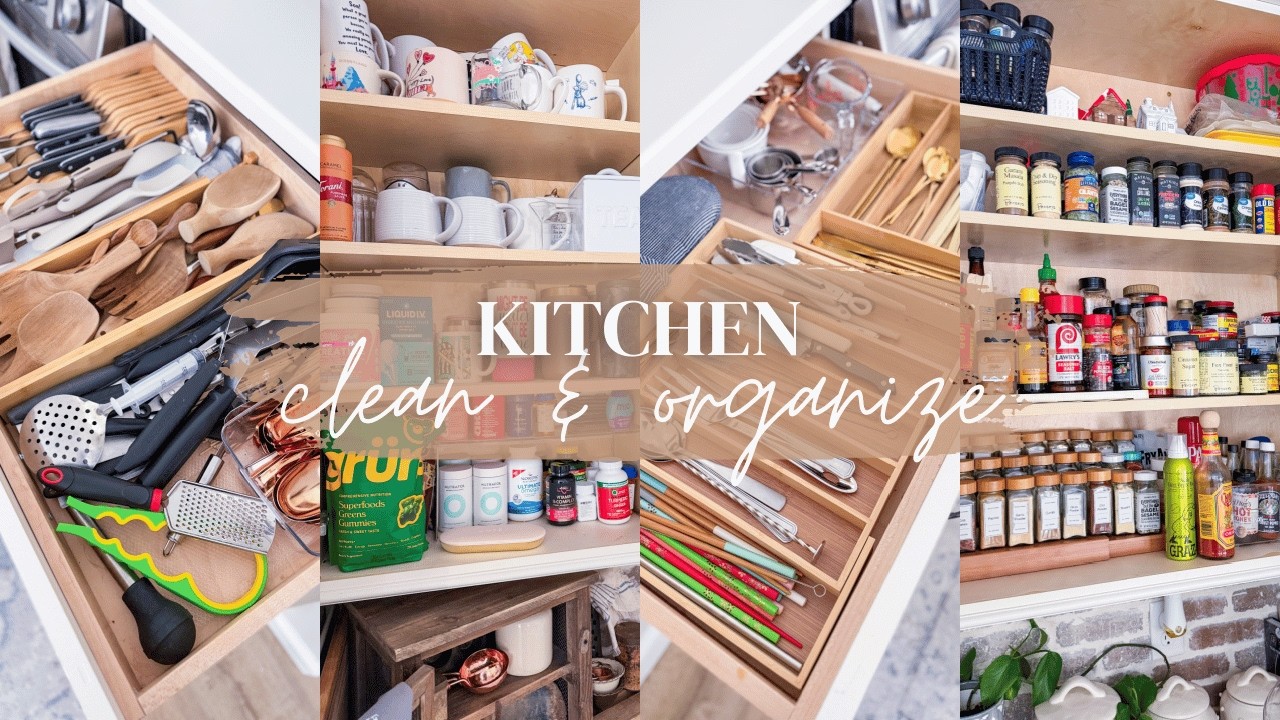 KITCHEN RESET // KITCHEN CLEAN AND ORGANIZE // CHARLOTTE GROVE FARMHOUSE