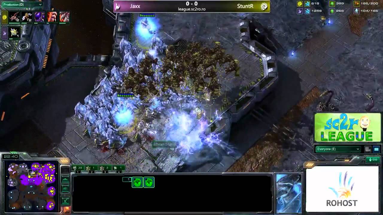 sc2ro League   gC w6  Jaxx vs StuntR