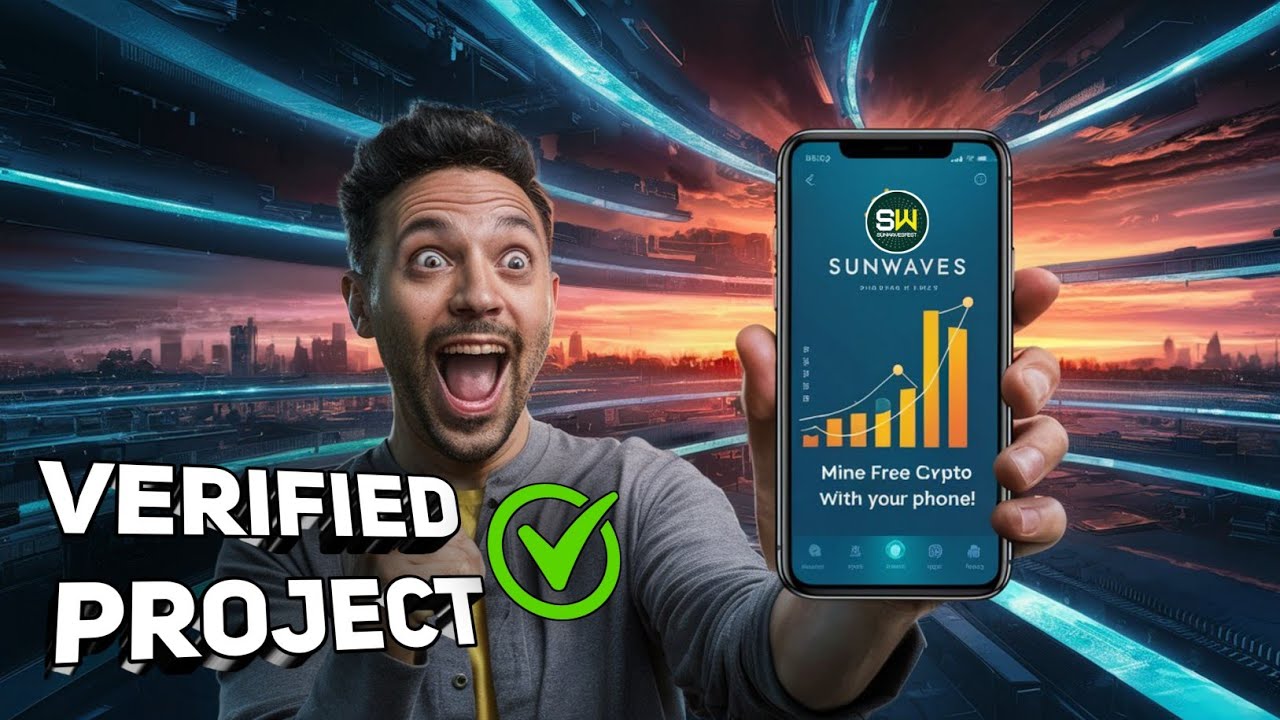 Sunwaves Verified SW Token Mining App 🤑 || All Problems Solved 💯