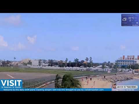 LIVE SXM Airport September 12 ✈️ -  Maho Beach Sint Maarten
