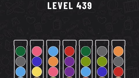 Ball Sort Puzzle Level 439 #ballsortpuzzle #ballsortpuzzlegameplay #puzzlegame #mobilegames