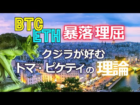 ビットコイン(BTC) 、イーサリアム(ETH)暴落の理屈 クジラが好むトマ・ピケティの理論