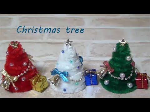 クリスマス飾り モールでクリスマスツリーの作り方 Diy Christmas Decoration How To Make A Christmas Tree In A Mall Youtube