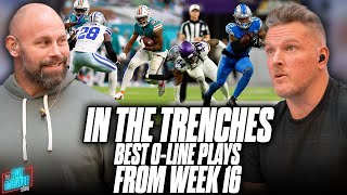 The BEST Offensive Line Plays & Biggest Hits From NFL's Week 16 Games | In The Trenches