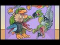 Bombardilo dinosaurus vs boss dinosaurus ?! 🐊 | merge fellas jurassic mode