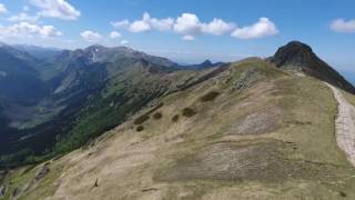 Aerial view of Tatra Mountains