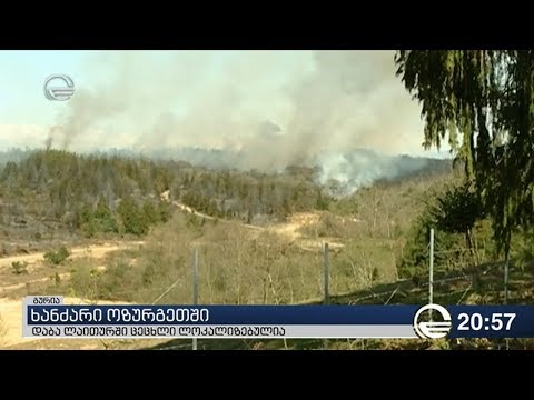 ხანძარი ოზურგეთში ლოკალიზებულია