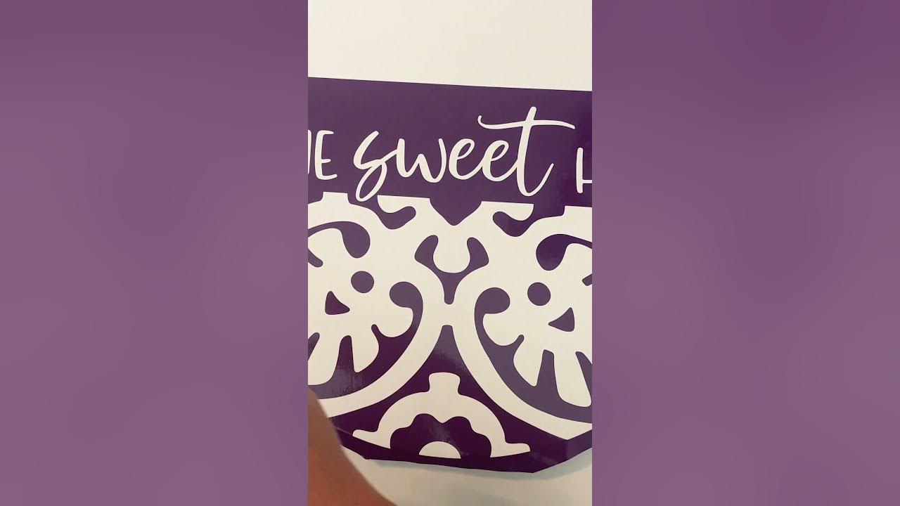 Learn How to Stencil Paint a Round Wood Sign YouTube