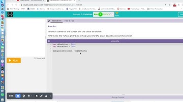 Code org Lesson 5 Level 3 in Unit 3 Discoveries