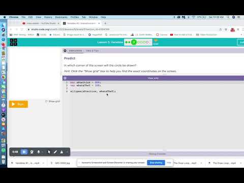 Code org Lesson 5 Level 3 in Unit 3 Discoveries