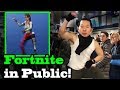 FORTNITE DANCES IN PUBLIC!  In Real Life Challenge! (Best Mates, Take The L)