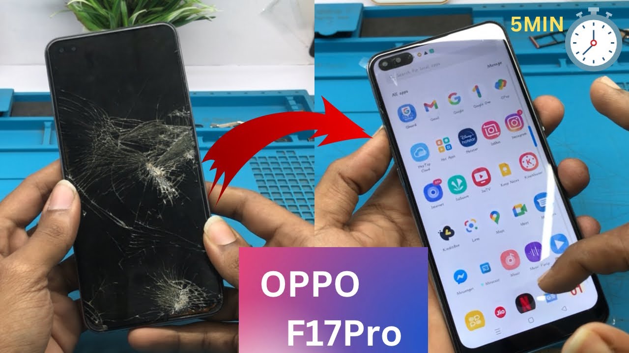 OPPO F17 PRO DISPLAY REPLACEMENT LCD TAMIL MOBILE REPAIR 👨‍🔧 LOW