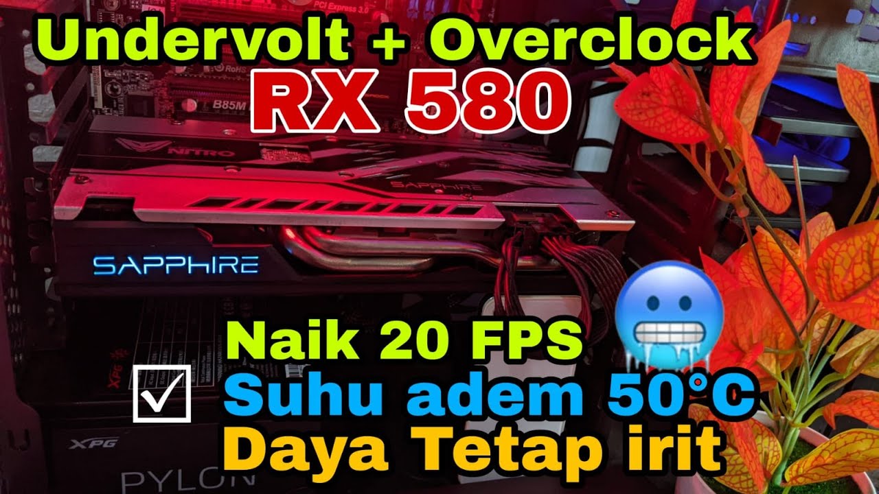 Undervolt + Overclock RX 580 Khusus Libas Game Berat!! - YouTube