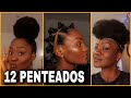 COMPILADO DE PENTEADOS PARA CABELO CRESPO