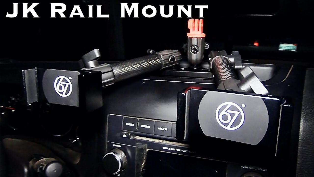 67 Designs Jeep JK Rail Mount - YouTube
