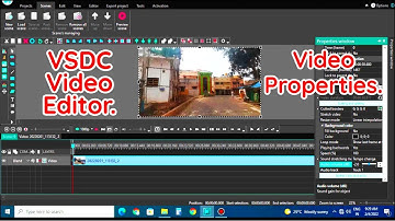Tamil Tech Info: VSDC Video Editor| How to use Properties in VSDC Video Editor?
