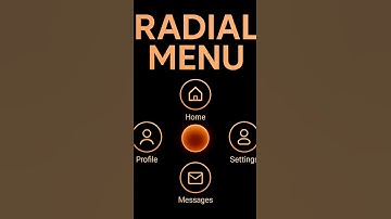 Glowing Radial Menu UI – CSS Masterpiece