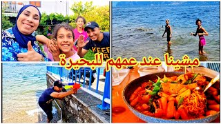 تغدينا بطوبوكي الكوري عند عمهم في بحيرة tavernola وعامو حدا البط🦢 الأجواء رائعة😍