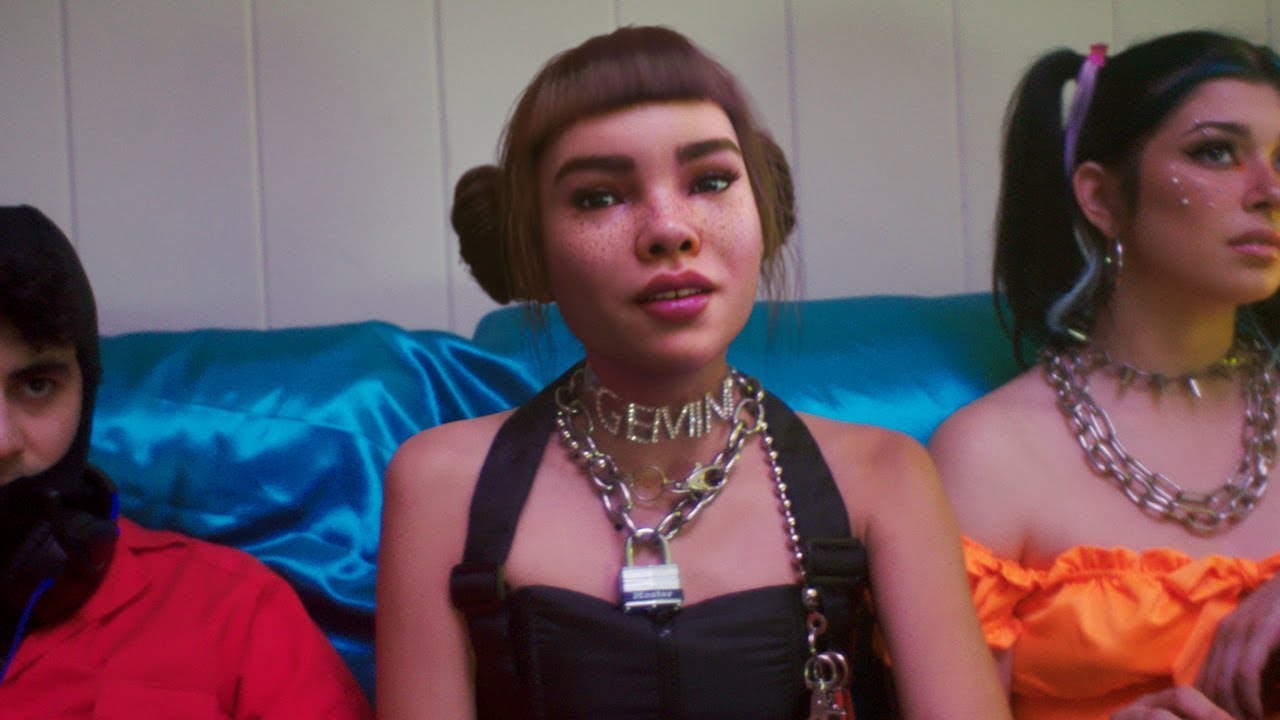 Miquela Talks Being A Robot, Her Kissing Bella Hadid & - YouTube