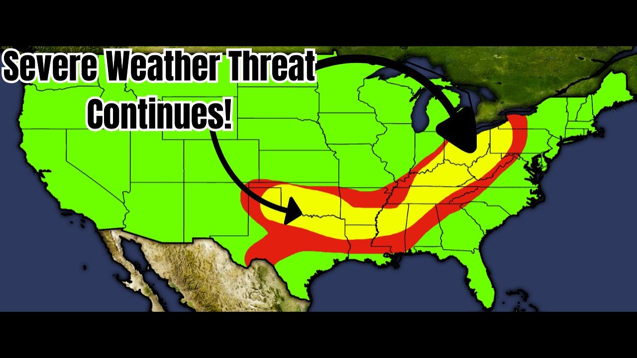 Damaging Winds, Large Hail, Isolated Tornadoes Possible Today And ...