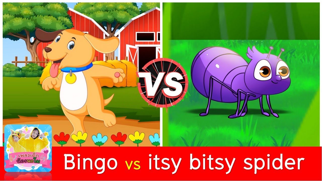 Bingo vs Itsy Bitsy Spider | Song for Children