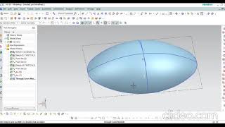 How to create Through Curve mesh Surface In Nx Cad.#facts #viral #3dmodeling #delcam #nxcad #autocad