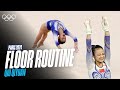 Ref:2gnoTOmoWoY Qiyuan qiu focuses on artistry   | floor aa finals routine - paris 2024 | music monday