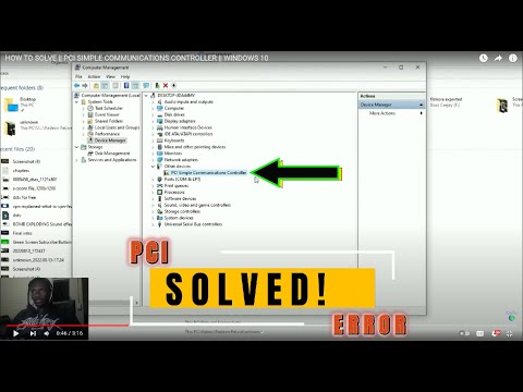 HOW TO SOLVE || PCI SIMPLE COMMUNICATIONS CONTROLLER || WINDOWS 10