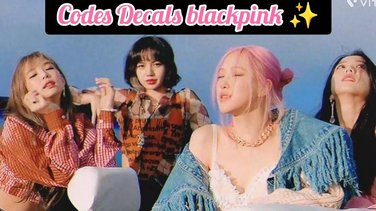 Codes Decals Blackpink Roblox Decals Rh Dance Studio Bloxburg YouTube 