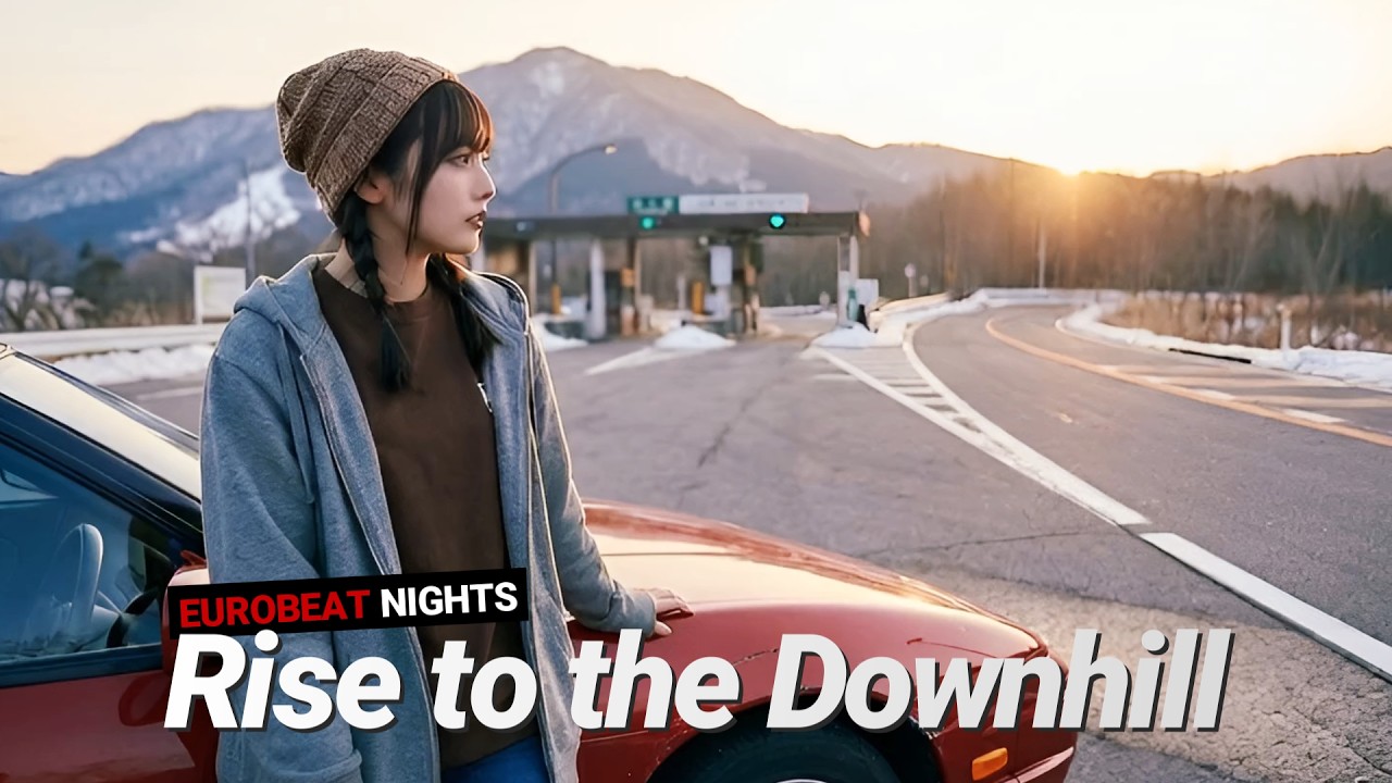 Rise to the Downhill【Japanese Eurobeat／High-Speed Mountain Circuit】アップダウン峠サーキットを駆けるハイスピードオーバーテイクバトル