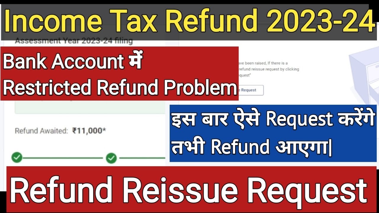 itr-refund-reissue-request-2023-24-itr-refund-restricted-problem-itr