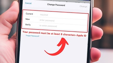 Your password must be at least 8 characters Apple ID / Apple id password problem on iPhone Fixed