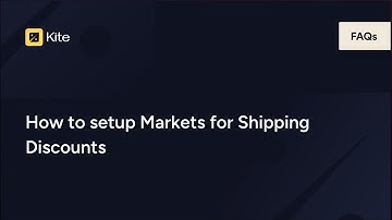 How to setup Markets-Specific Shipping Discounts on Shopify