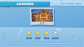 Overcooked 2 EZ || Level 5-2 || 4 Stars || 2 player Co-op