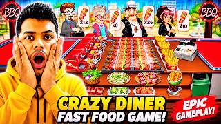 Crazy Diner: Fast Food Game Gameplay 🍔 Restaurant Cooking Challenge | Android Gameplay screenshot 1