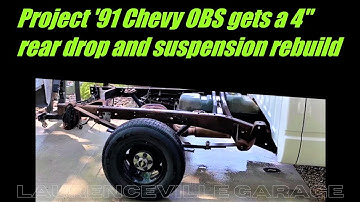 1988-1998 Chevy OBS Project Truck Gets a 4" Rear Suspension Drop and Rebuild
