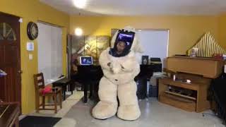 Costco 93 inch Teddy bear costume Final Test design by Kris Nicholson