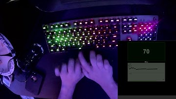 Most Spacebar clicks in 5 seconds! (87, Former World Record)