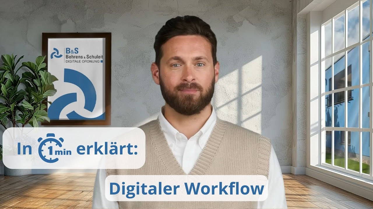 Digitaler Workflow in 1 Minute erklärt - Behrens & Schuleit