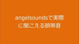 エンジェルサウンズで実際に聞こえる臍帯音
