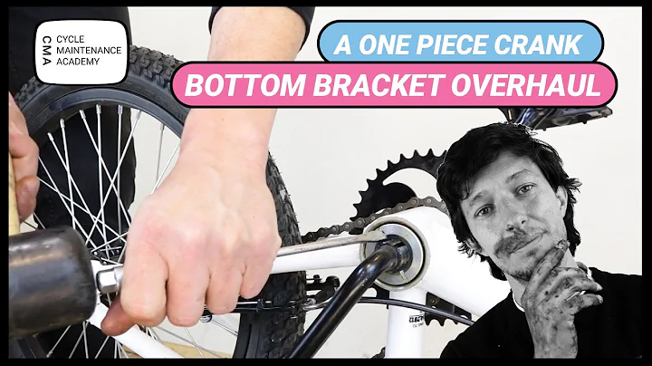 A one piece crank bottom bracket overhaul (also called Ashtabula bottom bracket)