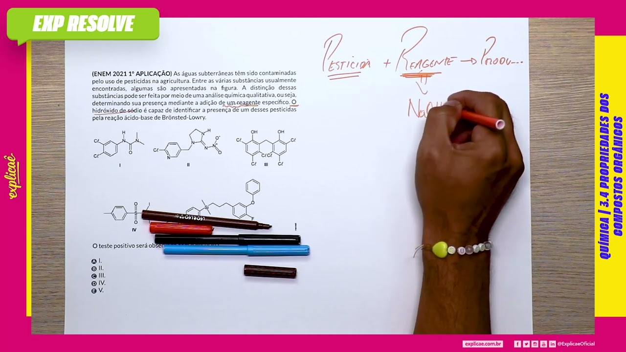 AS ÁGUAS SUBTERRÂNEAS TÊM SIDO CONTAMINADAS PELO USO DE(...) | PROPRIEDADES DOS COMPOSTOS ORGÂNICOS