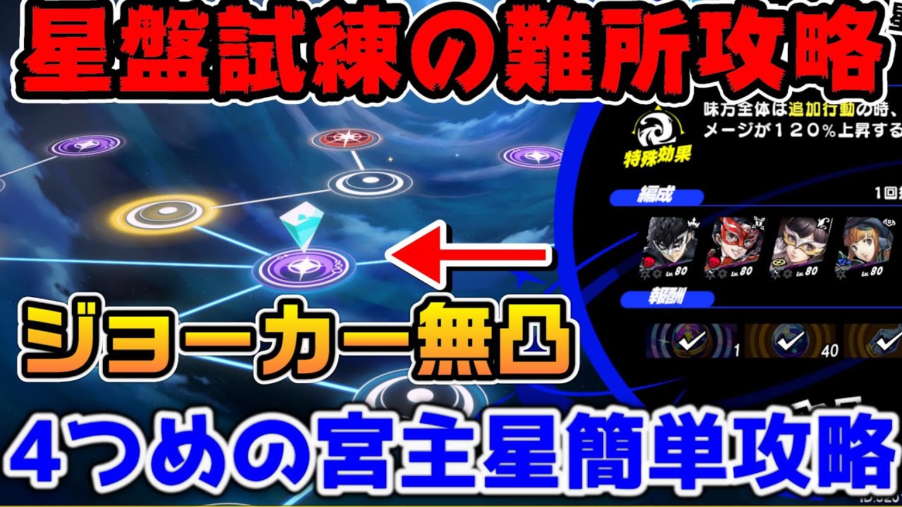 P5X] Conquer the Star Chart's Trials without Joker's convexity