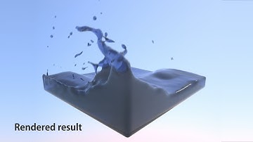 NVIDIA PhysX FleX fluid simulation - 500K particles