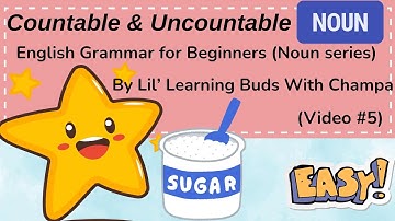 🌻🌊Countable & Uncountable Nouns With Easy  Examples #uncountablenouns #countablenoun #typesofnoun 