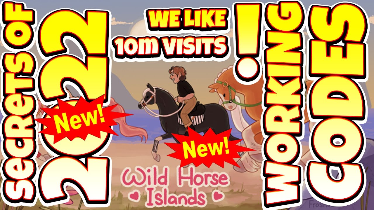 NEW CODES Wild Horse Islands By Happy Acres, Roblox GAME, ALL SECRET