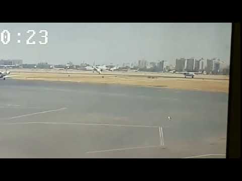 Collision between An-32 and An-26 on runway at Khartoum airport